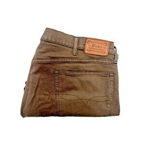 Polo Ralph Lauren Men's Denim Shorts Army Green Size 40 x 30 | GC- Free Shipping